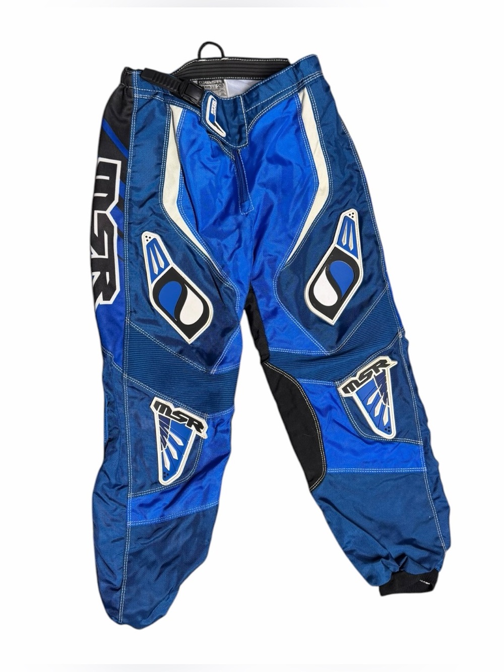 MSR Axxis Motocross Pants - Youth 26 - Off Road ATV - Motorcycle - Black Blue